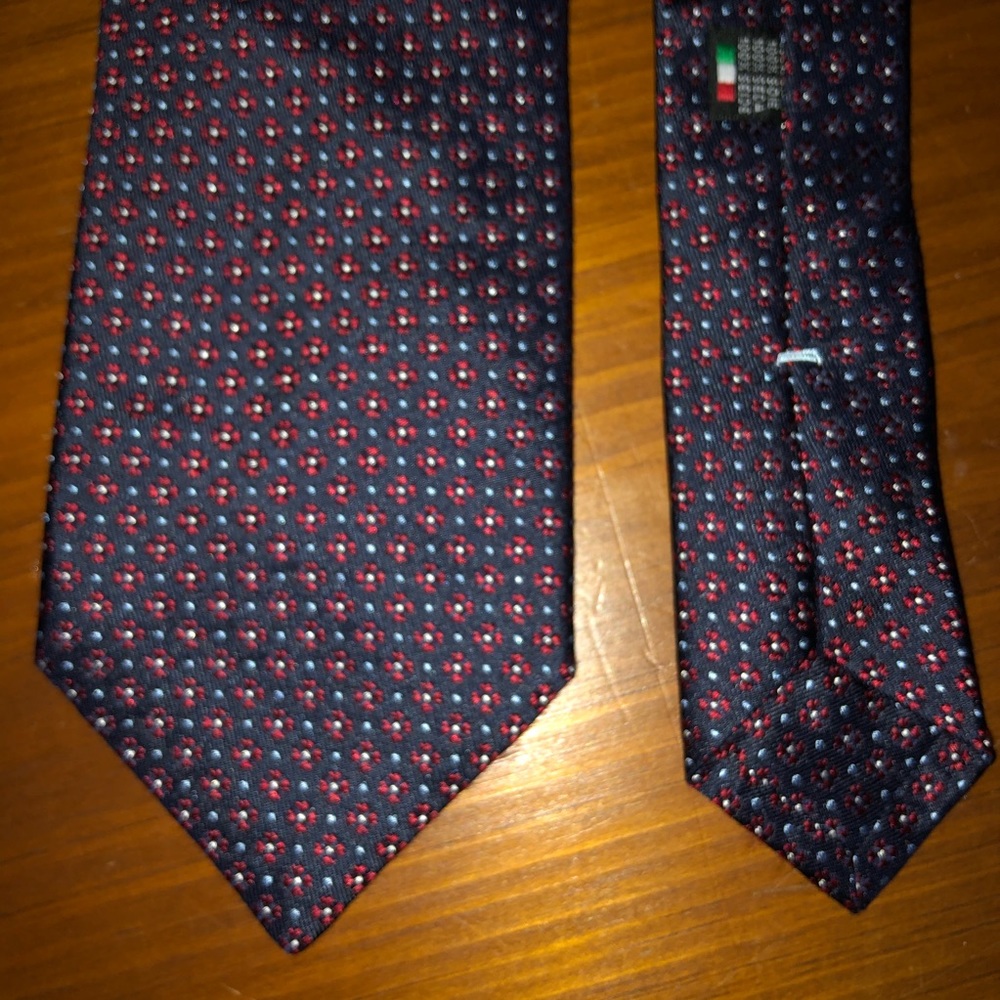David’s Cenci italian silk luxury blue fancy tie